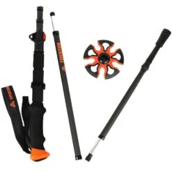 Union Carbon Poles Teleskopstöcke Orange Damen, Herren