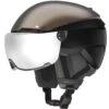 Volant Amid Visor HD Plus Snowboardhelm Mit Visier Champagne/Black Chrome Damen, Herren