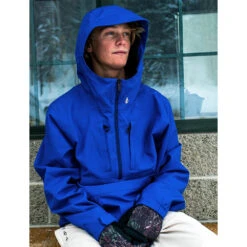 Volcom Brighton Pullover Snowboardjacke Bright Blue Herren -Skiausrüstung volcom brighton pullover g652210 bbl 03 gross