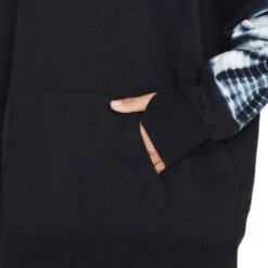 Volcom Costus Hoodie Black Damen -Skiausrüstung volcom costus pullover fleece h4152305 blk 04 grossA1DKlTyWrSwbT