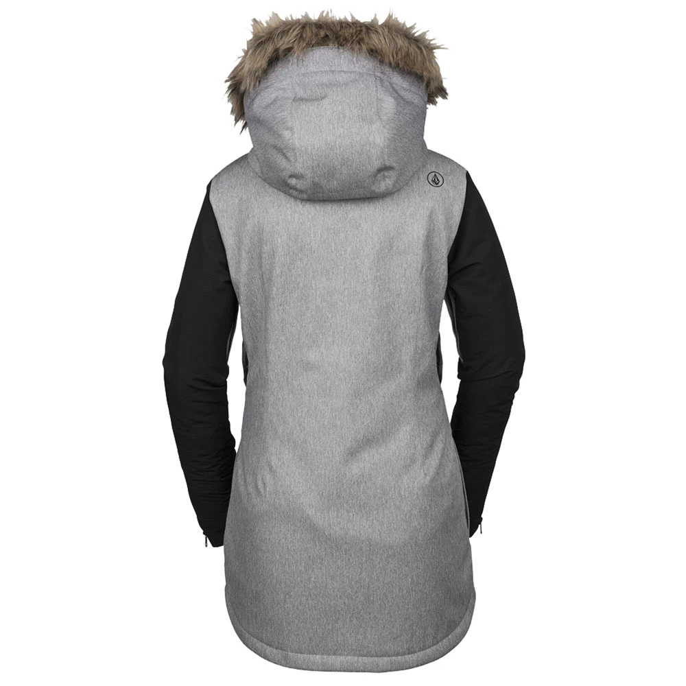 Volcom Fawn Insulated Skijacke Heather Grey Damen 2 Volcom Fawn Insulated Skijacke Heather Grey Damen – Bild 2
