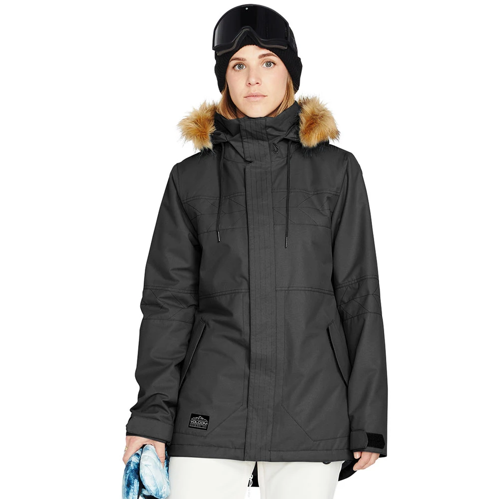 Volcom Fawn Insulated Schneejacke Black Damen 1 Volcom Fawn Insulated Schneejacke Black Damen