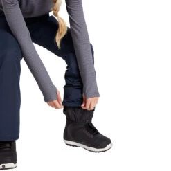 Volcom Frochickie Insulated Winterhose Navy Damen -Skiausrüstung volcom frochickie insulated pant h1251903 nvy 03 gross