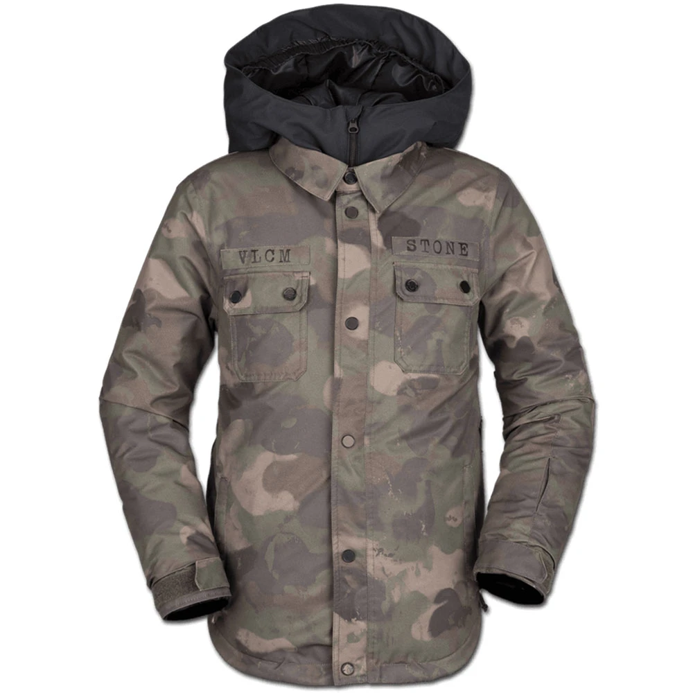 Volcom Neolithic Insulated Snowboardjacke Camouflage Kinder 1 Volcom Neolithic Insulated Snowboardjacke Camouflage Kinder