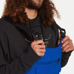 Volcom Roan Bib Latzhose Bright Blue Herren -Skiausrüstung volcom roan bib overall g1351909 bright blue 02 grossbPy6kiF9N79A1