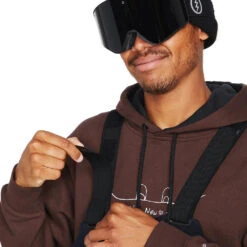 Volcom Roan Bib Winterlatzhose Black Herren -Skiausrüstung volcom roan bib overall g1352306 blk 03 gross