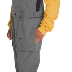 Volcom Roan Bib Skihose Dark Grey Herren -Skiausrüstung volcom roan bib overall g1352306 dgr 06 grossdhd6weFiJQx8J