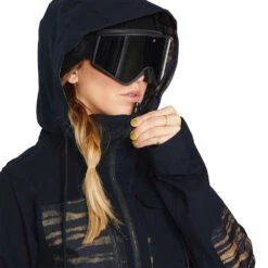 Volcom Romy Schneeanzug Black Damen -Skiausrüstung volcom romy snow suit h0652206 blk 03 gross
