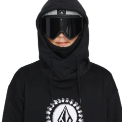Volcom Spring Shred Kapuzensweatshirt Black Damen -Skiausrüstung volcom spring shred hoodie h4152303 blk 03 grossy6WcYPuN5Rn2a