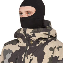 Volcom TDS Infrared Gore-Tex Wintersportjacke Drill Khaki Herren -Skiausrüstung volcom tds infrared gore tex g0452201 dlk 02 gross3nVY6pI2t4fRR