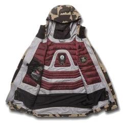 Volcom TDS Infrared Gore-Tex Wintersportjacke Drill Khaki Herren -Skiausrüstung volcom tds infrared gore tex g0452201 dlk 05 gross0aNUVp18DWY6m